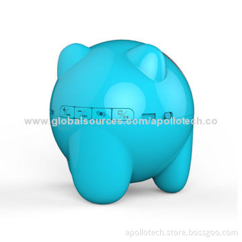 Portable Speaker, Colorful Cute Bear Shape with 500mAh Capacity, 5V/1A Input